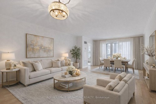 206-18 Hollywood Avenue, Toronto, ON - Indoor Photo Showing Living Room
