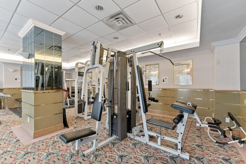 206-18 Hollywood Avenue, Toronto, ON - Indoor Photo Showing Gym Room