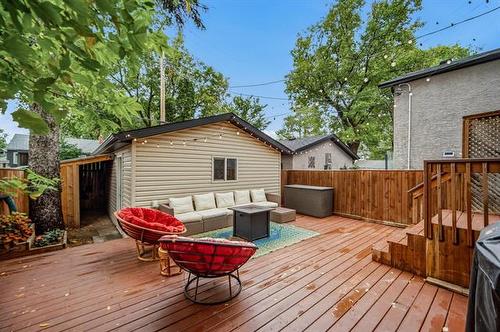 153 Stranmillis Ave, Winnipeg, MB - Outdoor With Deck Patio Veranda With Exterior