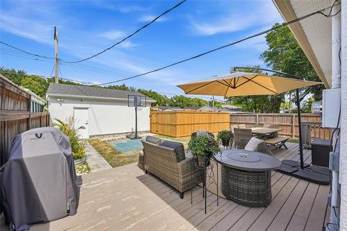437 St Anthony Ave, Winnipeg, MB - Outdoor With Deck Patio Veranda With Exterior