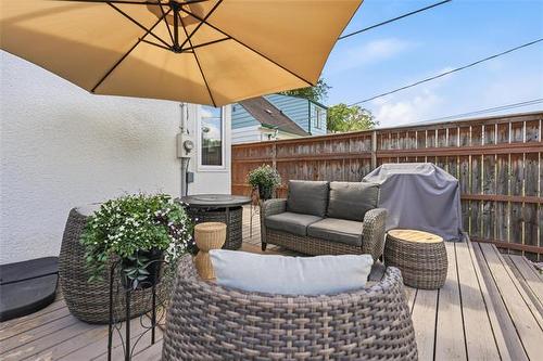 437 St Anthony Ave, Winnipeg, MB - Outdoor With Deck Patio Veranda With Exterior