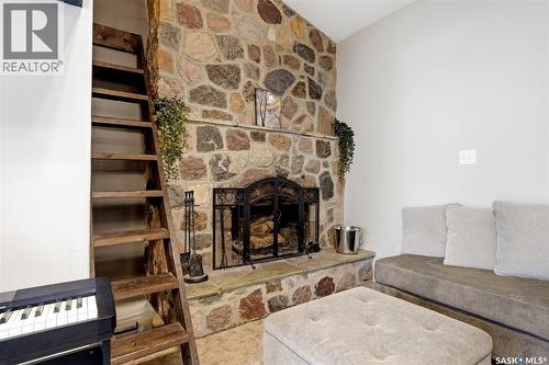 2705 Grant Road, Regina, SK - Indoor With Fireplace