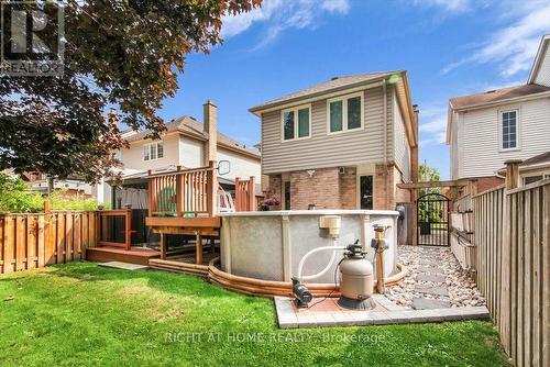 18 Bashford Road, Ajax, ON - Outdoor With Above Ground Pool With Deck Patio Veranda