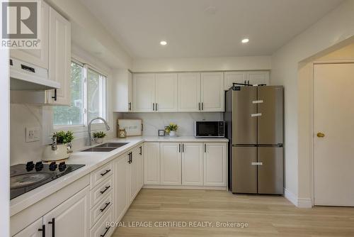 111 Limeridge Road W, Hamilton, ON - Indoor Photo Showing Kitchen With Double Sink With Upgraded Kitchen