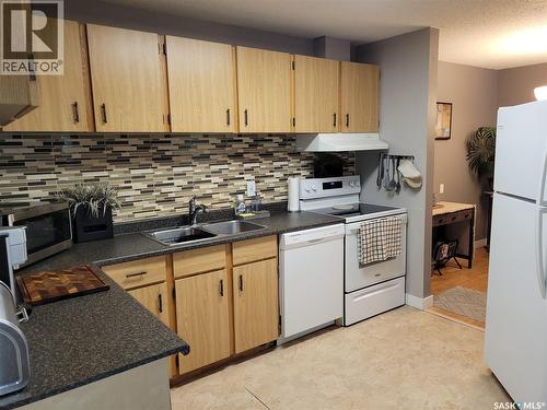 320 510 Prairie Avenue, Saskatoon, SK - Indoor Photo Showing Kitchen With Double Sink