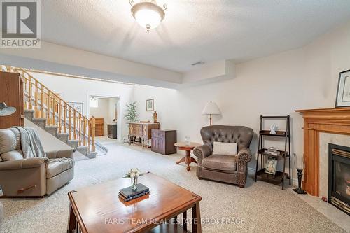 157 Emms Drive, Barrie, ON - Indoor Photo Showing Living Room With Fireplace