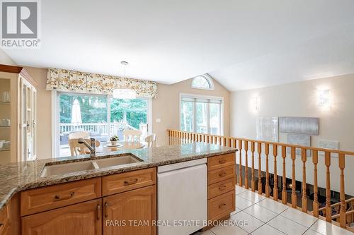 157 Emms Drive, Barrie, ON - Indoor Photo Showing Kitchen With Double Sink