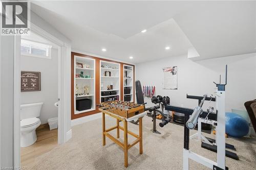 401 Valridge Drive, Ancaster, ON - Indoor Photo Showing Gym Room