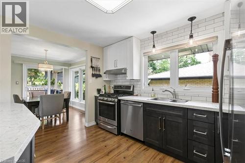 Updated kitchen and dining area - 138 Blueridge Avenue, Kitchener, ON 