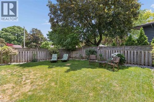 Fully fenced rear yard - 138 Blueridge Avenue, Kitchener, ON 