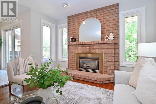 34 Captain Armstrong Lane, Markham, ON - Indoor Photo Showing Living Room With Fireplace