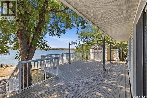 65 Pelican Drive, Pelican Pointe, SK - Outdoor With Body Of Water With Deck Patio Veranda With Exterior