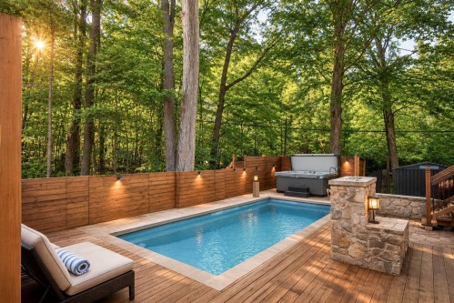 Piscine - 70A Rue Roussin, Montréal (L'Île-Bizard/Sainte-Geneviève), QC - Outdoor With In Ground Pool With Deck Patio Veranda