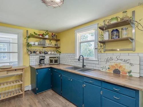 205 Highway 1, Deep Brook, NS - Indoor Photo Showing Kitchen With Double Sink