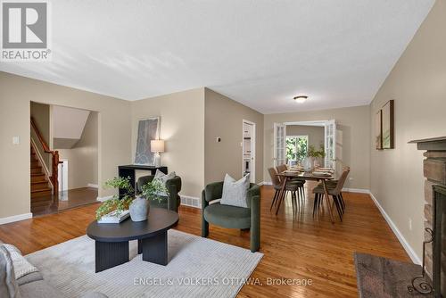 905 Garwood Avenue, Ottawa, ON - Indoor Photo Showing Living Room With Fireplace