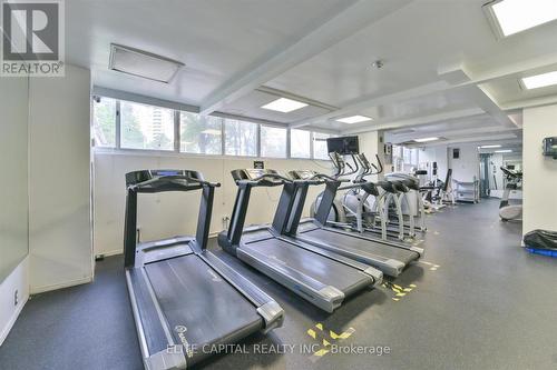 #1710 - 11 Wincott Drive, Toronto, ON - Indoor Photo Showing Gym Room