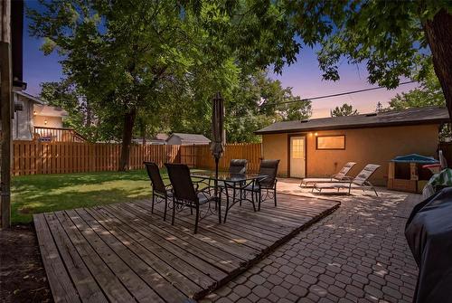 Backyard - 20 Stranmillis Avenue, Winnipeg, MB - Outdoor With Deck Patio Veranda