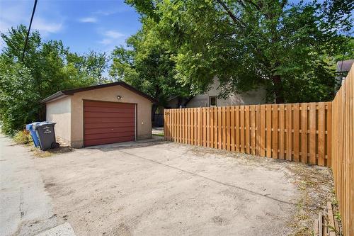 Parking Pad and Garage - 20 Stranmillis Avenue, Winnipeg, MB - Outdoor With Exterior