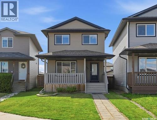738 Lamarsh Lane, Saskatoon, SK - Outdoor With Deck Patio Veranda With Facade