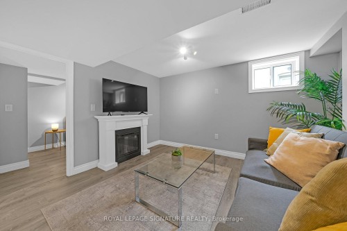 118 Rexleigh Drive, Toronto, ON - Indoor With Fireplace