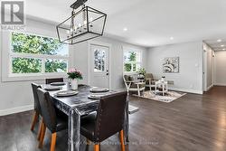 Open concept dining area - 