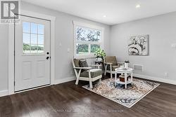 Front door to porch - 