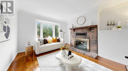 41 Jonathan Gate, Vaughan, ON - Indoor Photo Showing Living Room With Fireplace