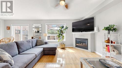 230 Hammersly Boulevard, Markham, ON - Indoor Photo Showing Living Room With Fireplace