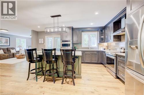 7664 Maltby Road E, Puslinch, ON - Indoor Photo Showing Kitchen With Stainless Steel Kitchen With Upgraded Kitchen