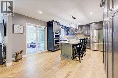 7664 Maltby Road E, Puslinch, ON - Indoor Photo Showing Kitchen With Stainless Steel Kitchen With Upgraded Kitchen