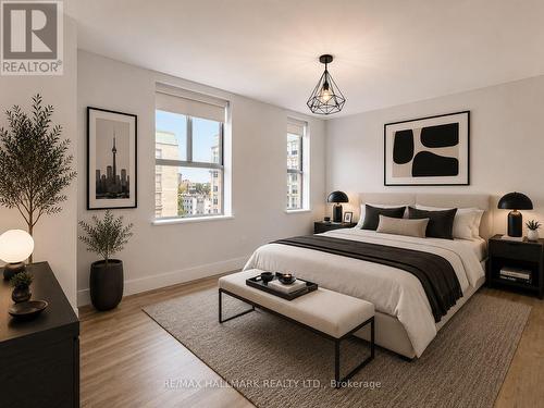 Virtual Staging - 805 - 95 Lombard Street, Toronto, ON - Indoor Photo Showing Bedroom