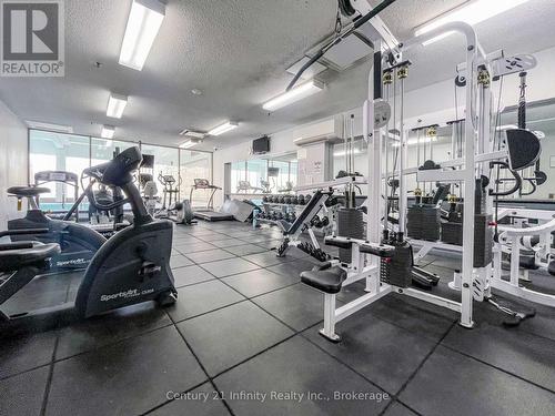 Gym - 1206 - 5 Greystone Walk Drive, Toronto (Kennedy Park), ON - Indoor Photo Showing Gym Room