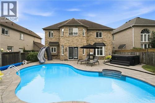 150 Davidson Boulevard, Dundas, ON - Outdoor With In Ground Pool With Deck Patio Veranda With Backyard With Exterior