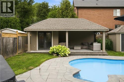 150 Davidson Boulevard, Dundas, ON - Outdoor With In Ground Pool With Deck Patio Veranda