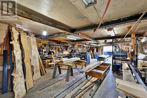Inside the workshop - 2140 5Th Concession N, Clearview, ON - Indoor With Storage