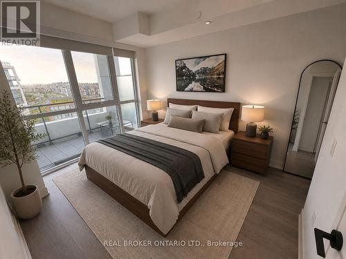608 - 50 George Butchart Drive, Toronto, ON - Indoor Photo Showing Bedroom
