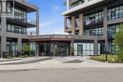 608 - 50 George Butchart Drive, Toronto, ON - Outdoor With Balcony