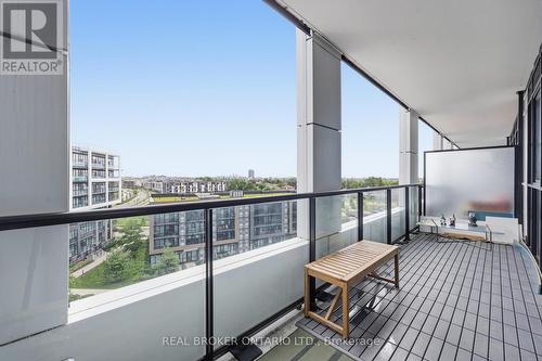 608 - 50 George Butchart Drive, Toronto, ON - Outdoor With Balcony With View With Exterior