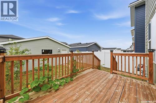 132 Rosewood Boulevard E, Saskatoon, SK - Outdoor With Deck Patio Veranda With Exterior