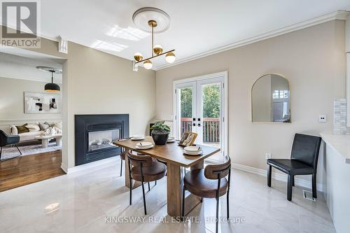 5969 Rayshaw Crescent E, Mississauga, ON - Indoor With Fireplace