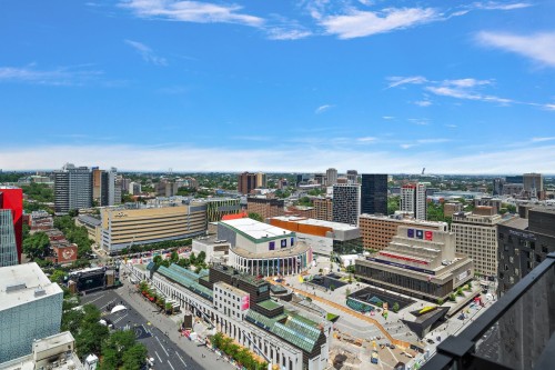 Overall view - 5712-1210 Rue Jeanne-Mance, Montréal (Ville-Marie), QC - Outdoor With View
