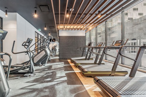 Other - 5712-1210 Rue Jeanne-Mance, Montréal (Ville-Marie), QC - Indoor Photo Showing Gym Room