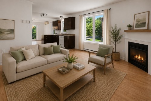 Salon - 2-20 Rue Du Conservatoire, Gatineau (Aylmer), QC - Indoor Photo Showing Living Room With Fireplace