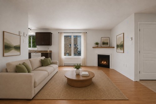 Salon - 2-20 Rue Du Conservatoire, Gatineau (Aylmer), QC - Indoor Photo Showing Living Room With Fireplace