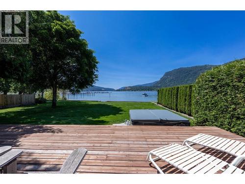 413 97A Highway, Sicamous, BC - Outdoor With Body Of Water With Deck Patio Veranda
