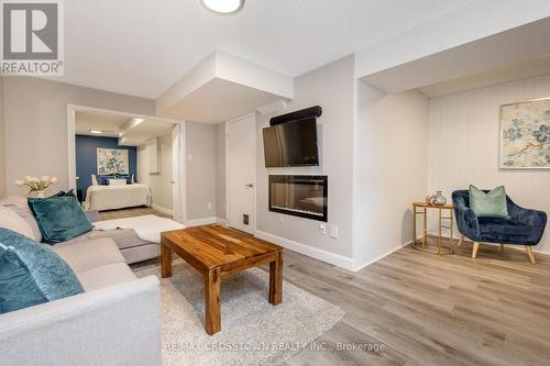 92 Cunningham Drive, Barrie, ON - Indoor Photo Showing Living Room With Fireplace