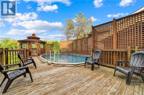 247 Sand Road, Holland Landing, ON - Outdoor With Above Ground Pool With Deck Patio Veranda