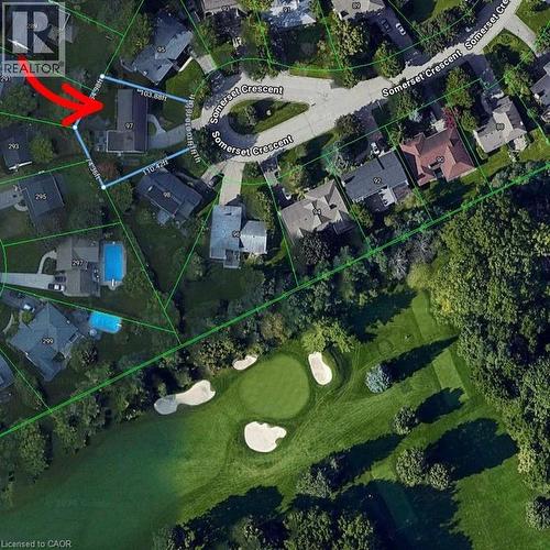 Survey Map. Displaying the property's boundaries and dimensions within its geographical context - 97 Somerset Crescent, Waterloo, ON - Other