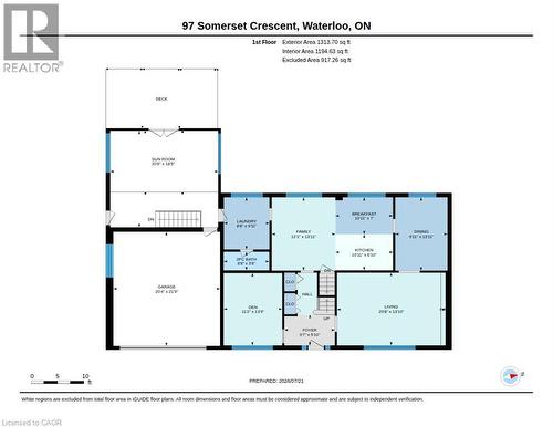 Floor plan - 97 Somerset Crescent, Waterloo, ON - Other