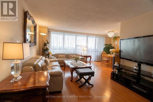 1810 - 11 Wincott Drive, Toronto, ON - Indoor Photo Showing Living Room